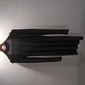 Aritzia Wilfred Free Moulton Open Back Gray Dress